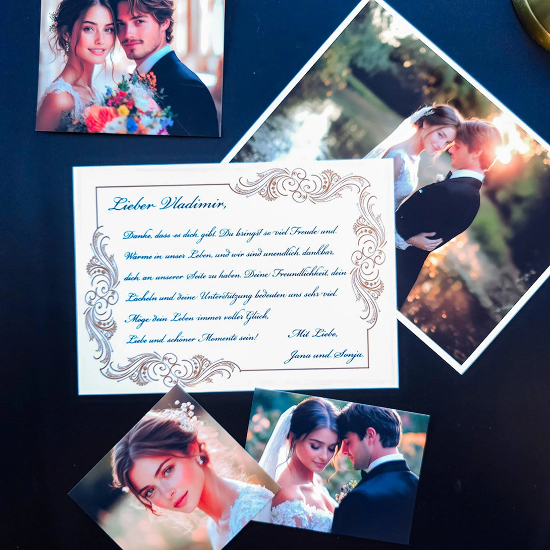 Gift message +5 photos